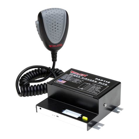 Whelen Engineering Company PAP112 installation guide