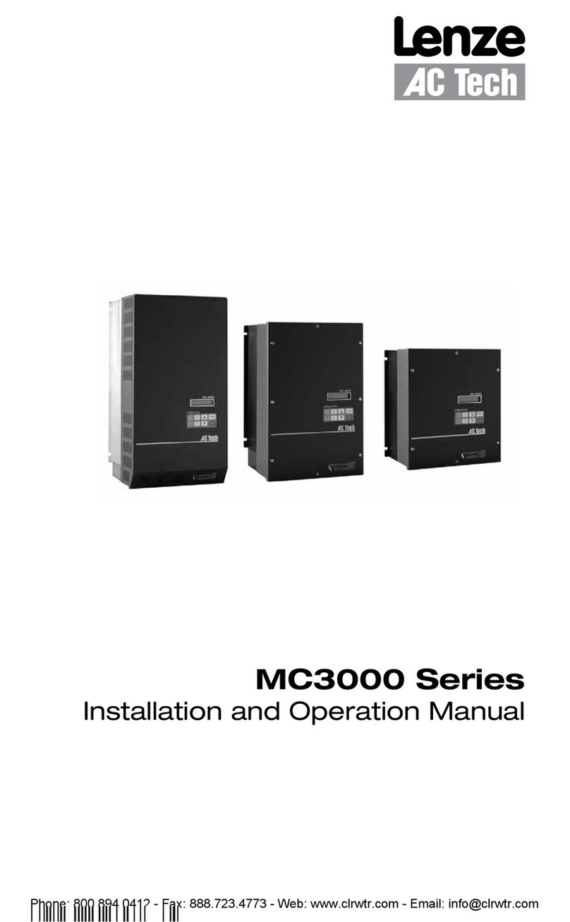 Lenze AC Tech M3103S User manual