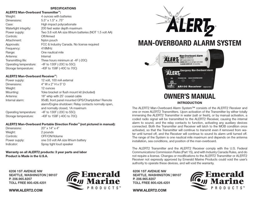 Emerald Marine Alert2 User manual