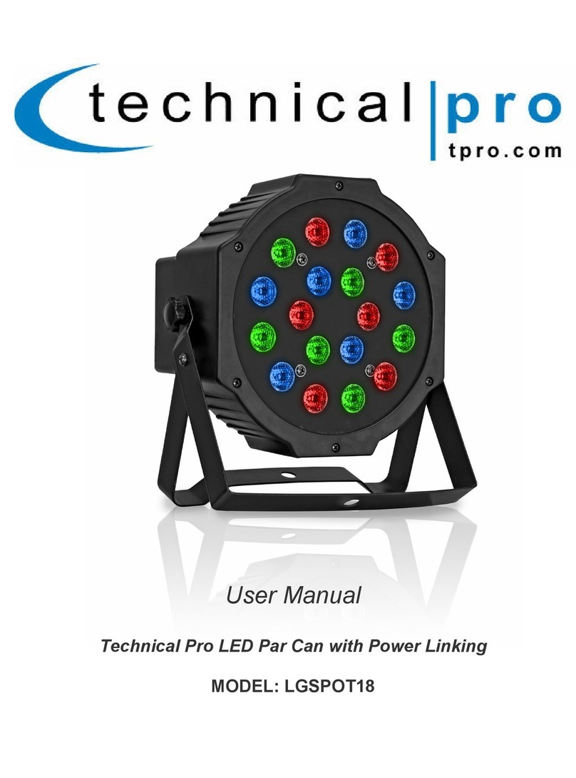 Technical Pro LGSPOT18 User manual