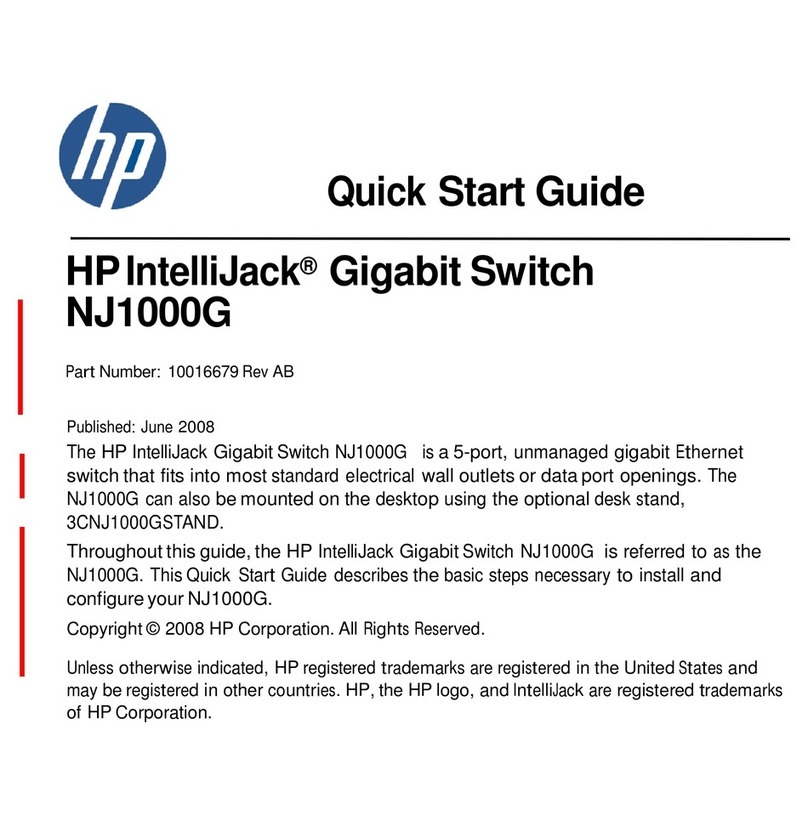 HP IntelliJack NJ1000G User manual
