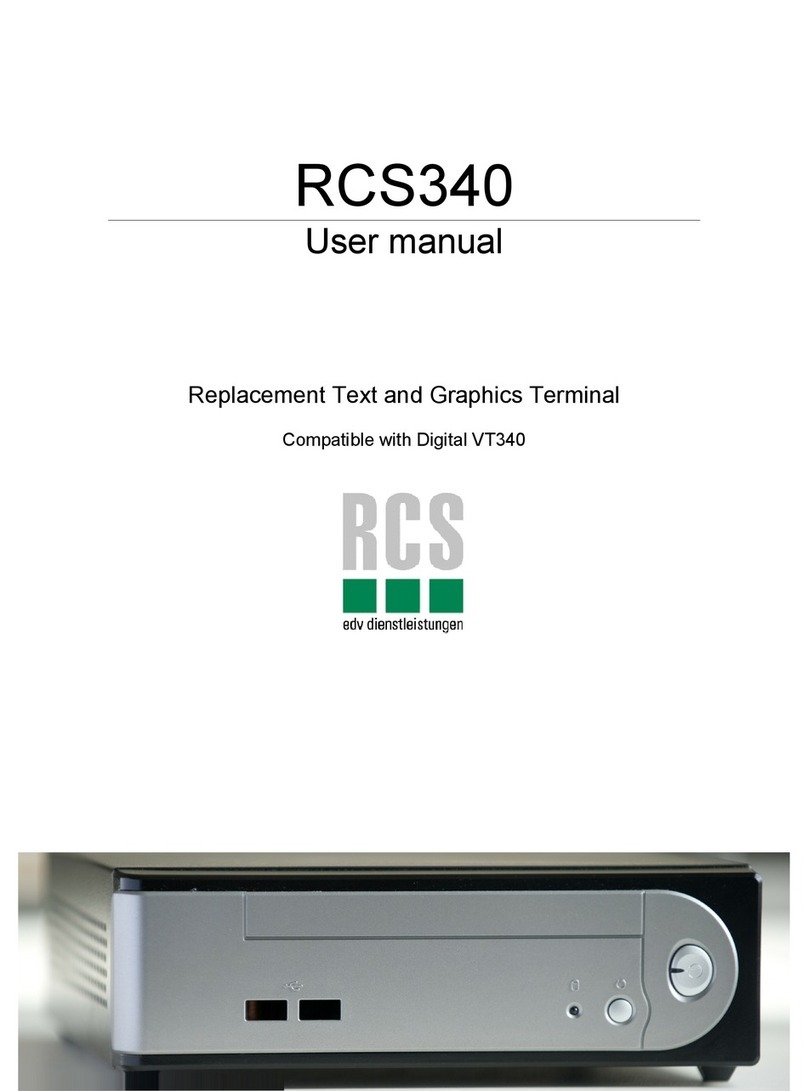 RCS 340 user manual