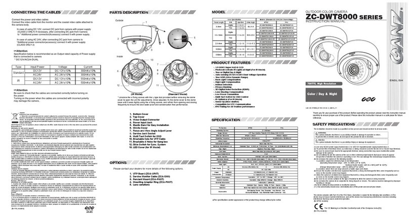 Ganz ZC-DWNT8039NXA User manual