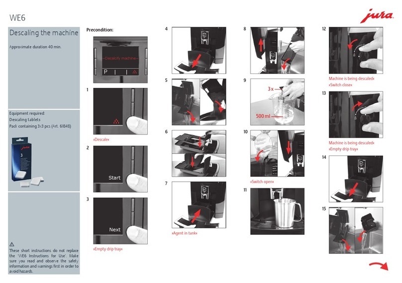 Jura WE6 Professional Manual
