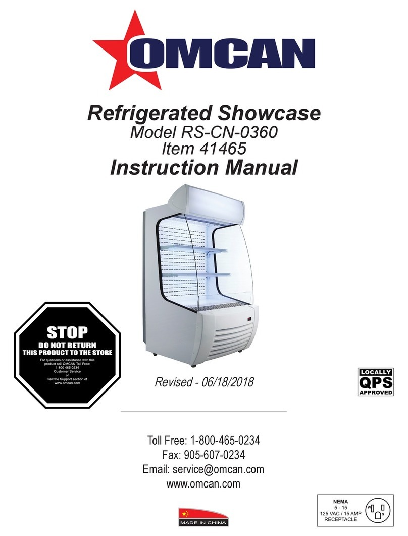 Omcan RS-CN-0360 instruction manual