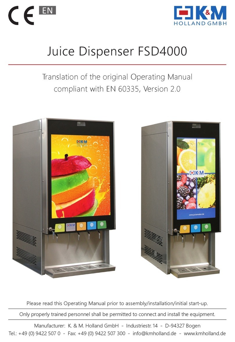 K&M FSD4000 operating manual