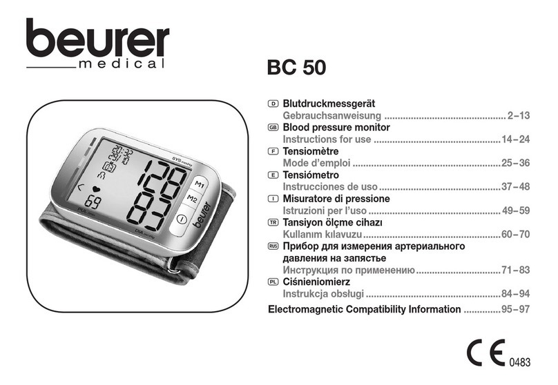 Beurer BC 50 User manual