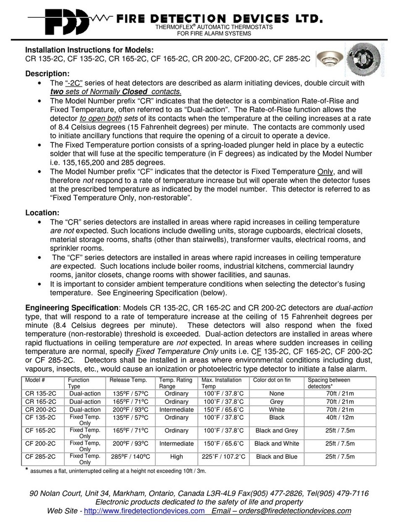 FDD CR 135-2C installation instructions
