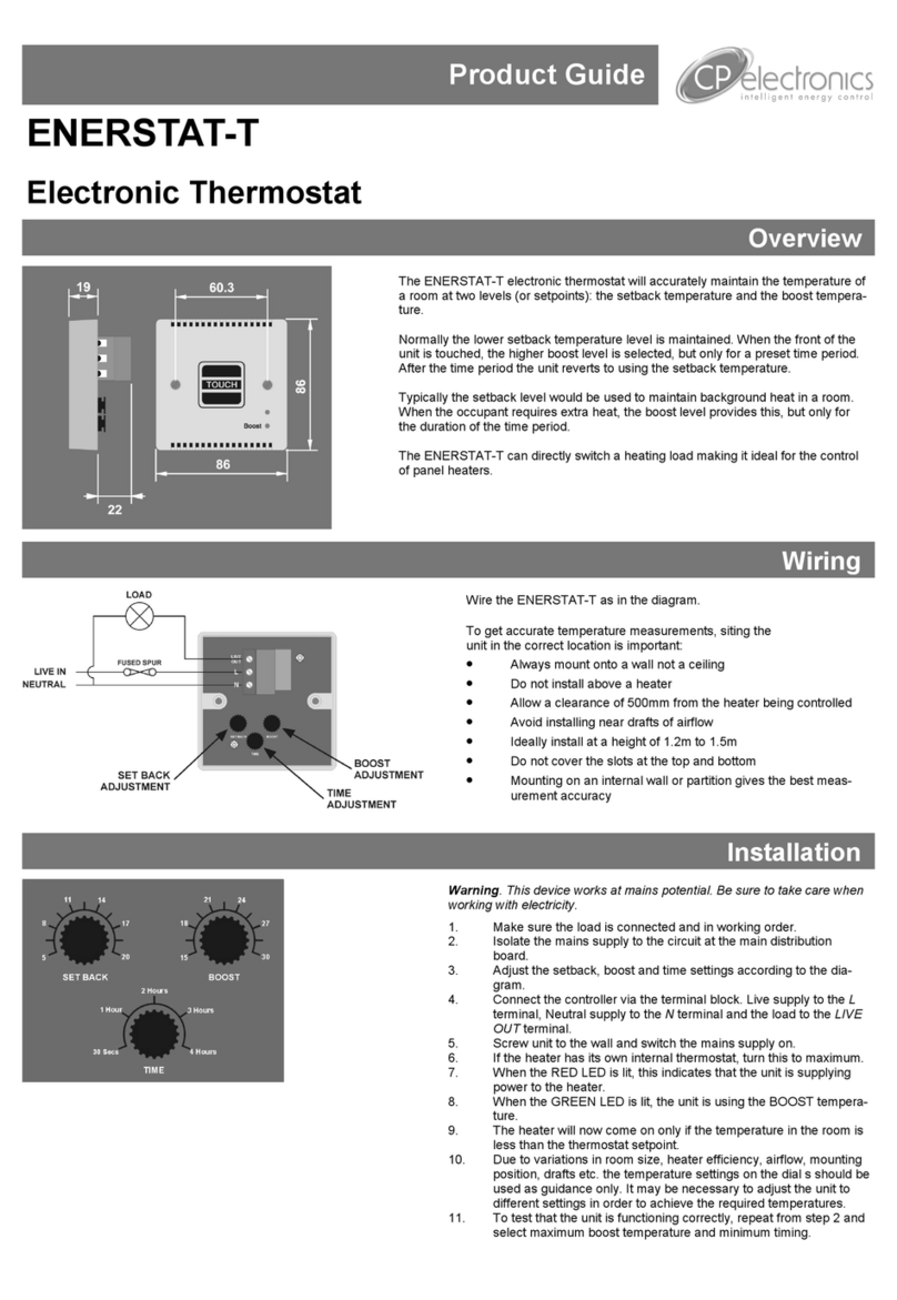 C.P. Electronics ENERSTAT-T Product guide