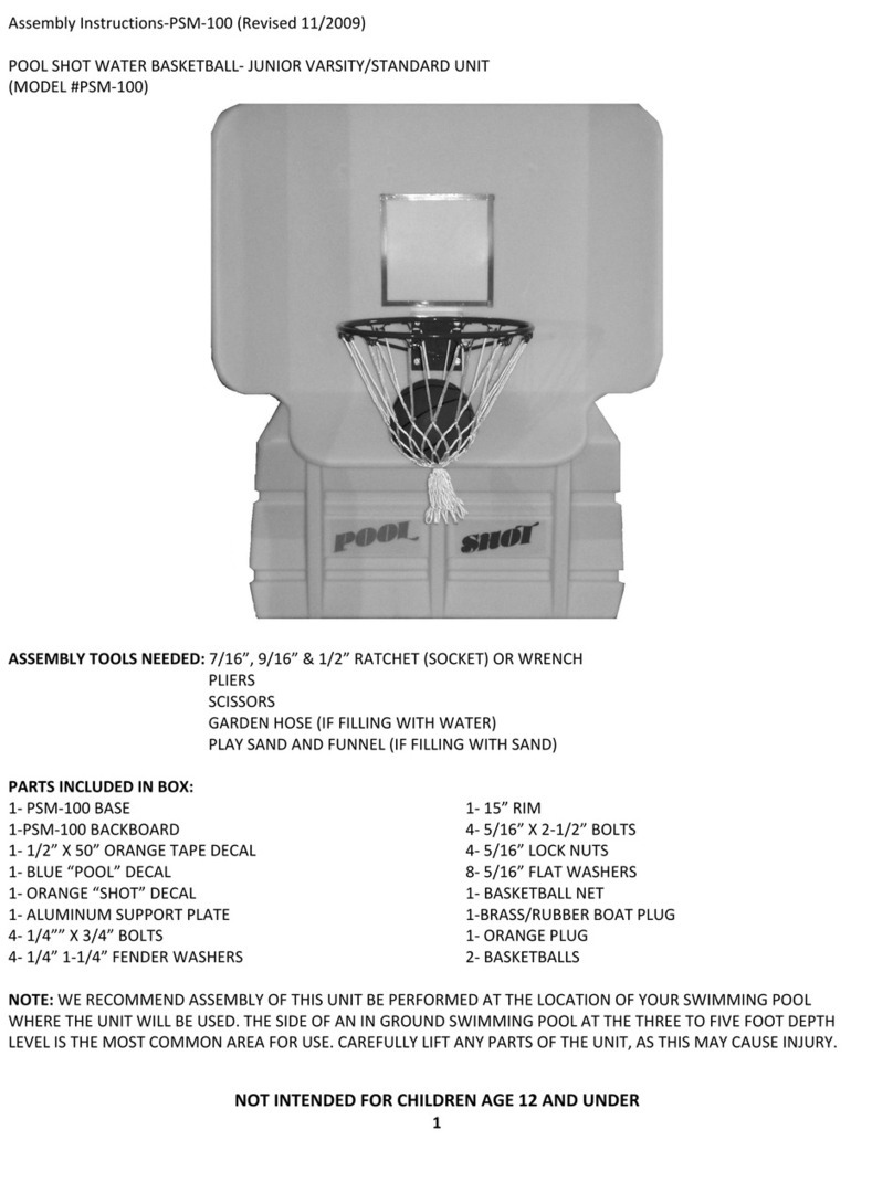 Pool Shot PSM-100 Assembly instructions