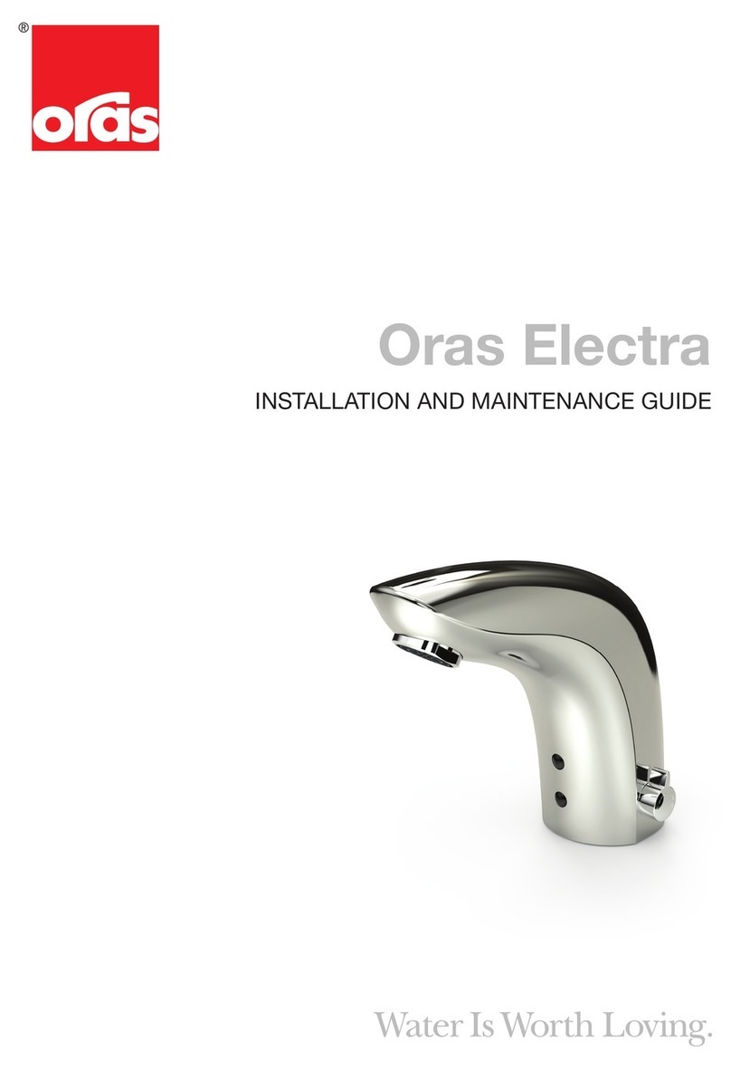 Oras Electra 6120FT Installation and maintenance guide