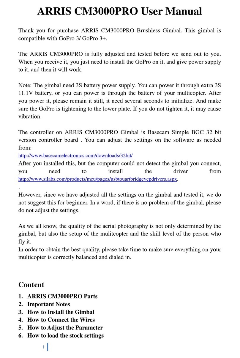 Arris CM3000PRO user manual