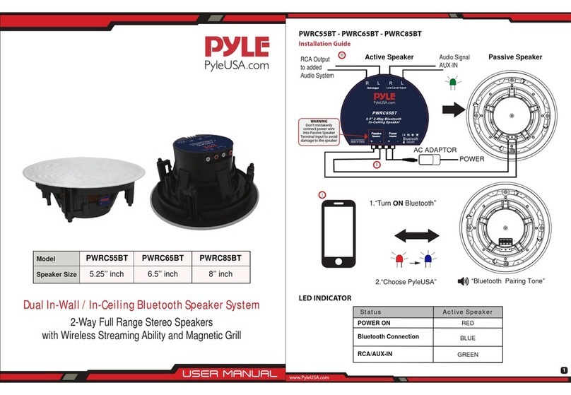 Pyle PWRC55BT User manual