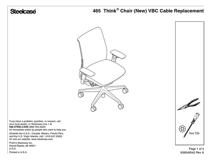 Steelcase Think 465 Replacement procedure