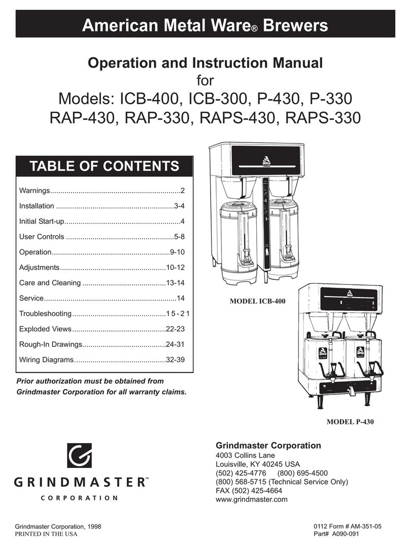 Grindmaster ICB-400 Guide