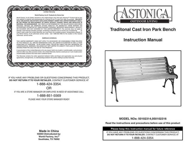 Astonica 50102314 instruction manual Astonica 50102314 instruction manual