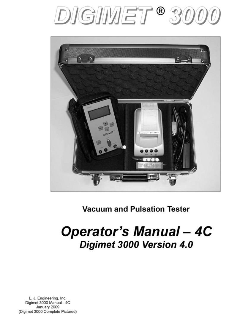 Digimet 3000 Operator's manual