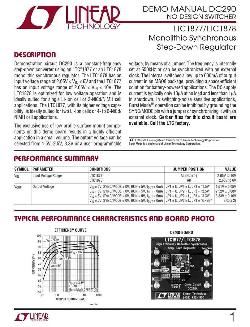 Linear Technology LTC1877 Demo Manual