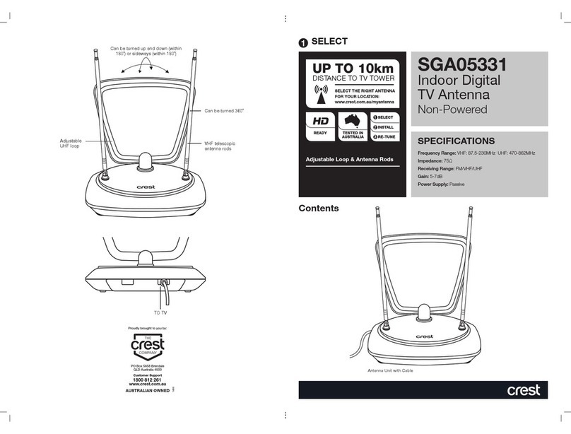 Crest Audio SGA05331 user manual Crest Audio SGA05331 user manual