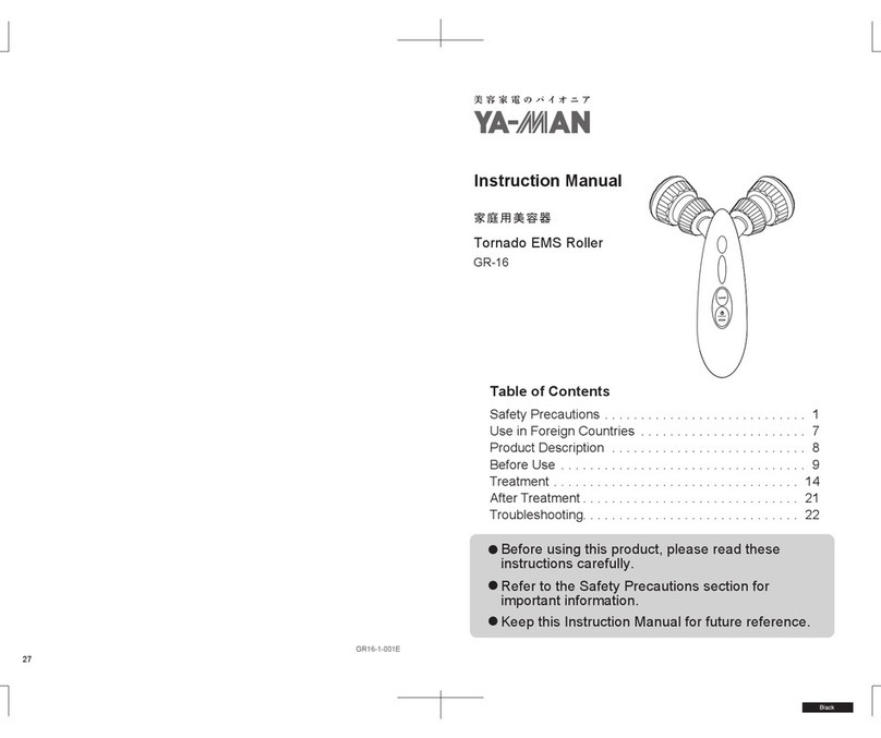 YAMAN GR-16 instruction manual