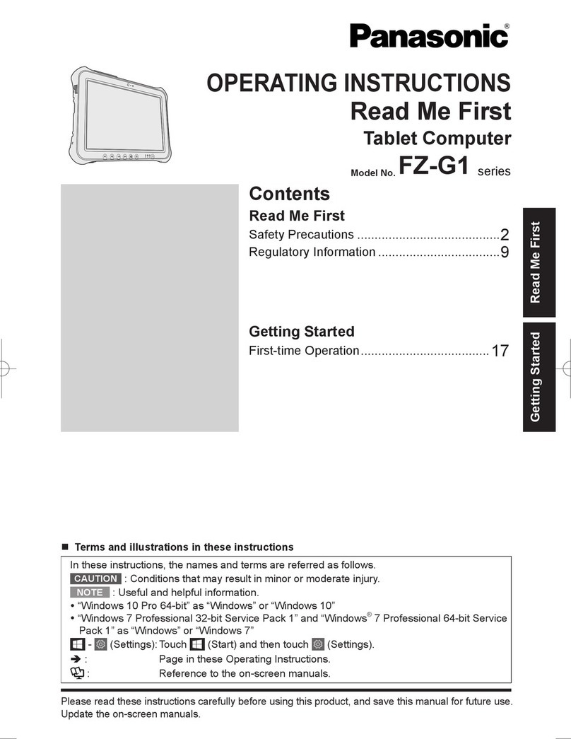 Panasonic FZ-G1 Series User manual