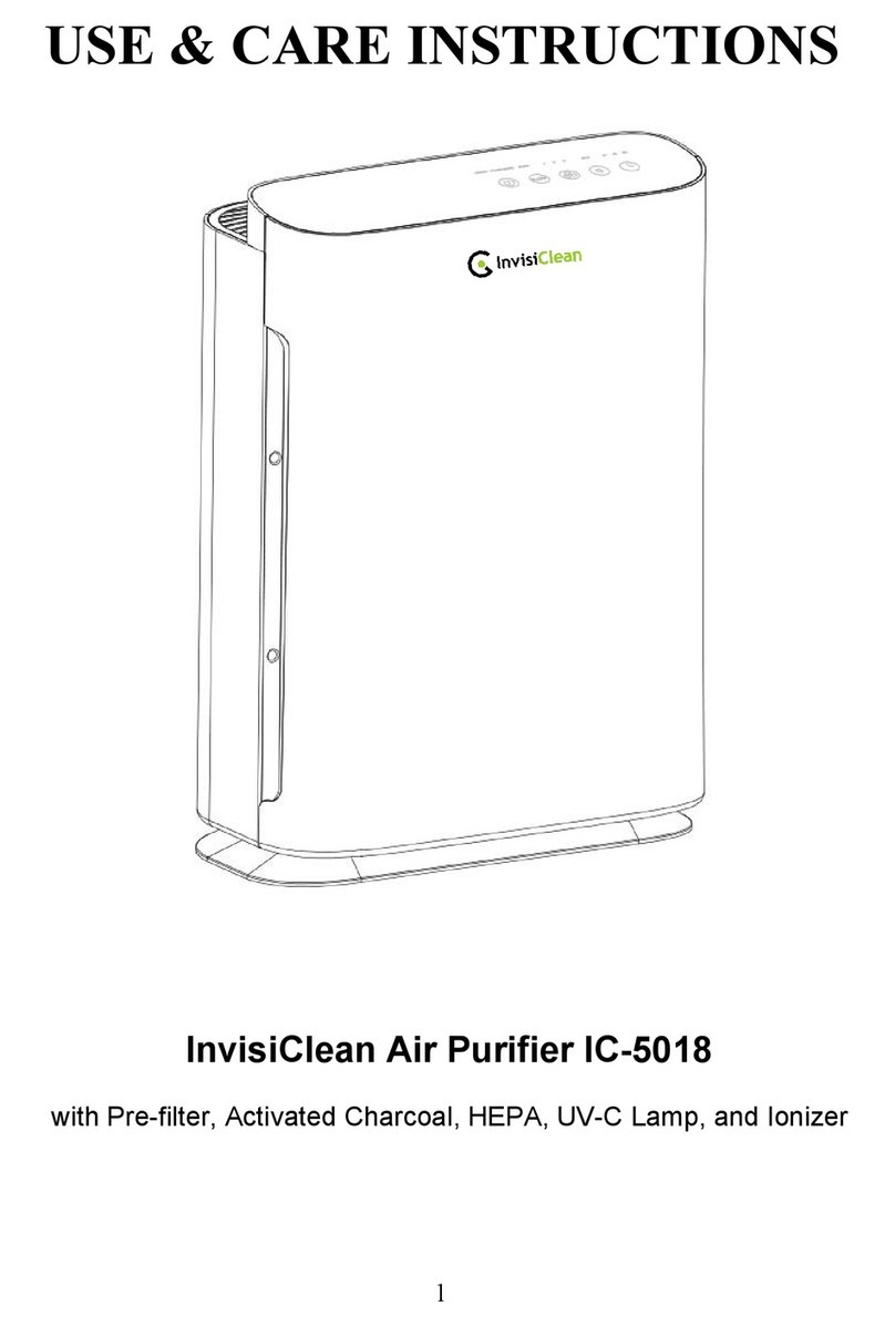 INVISICLEAN IC-5018 Use & care instructions