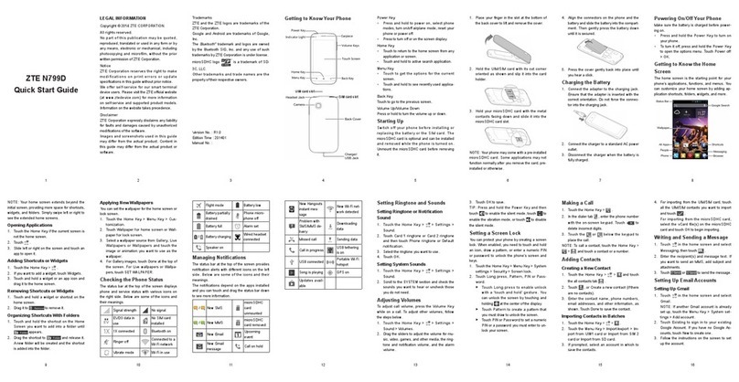 Zte N799D User manual