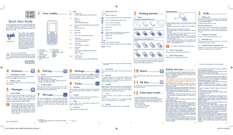 Alcatel 10-40x User manual