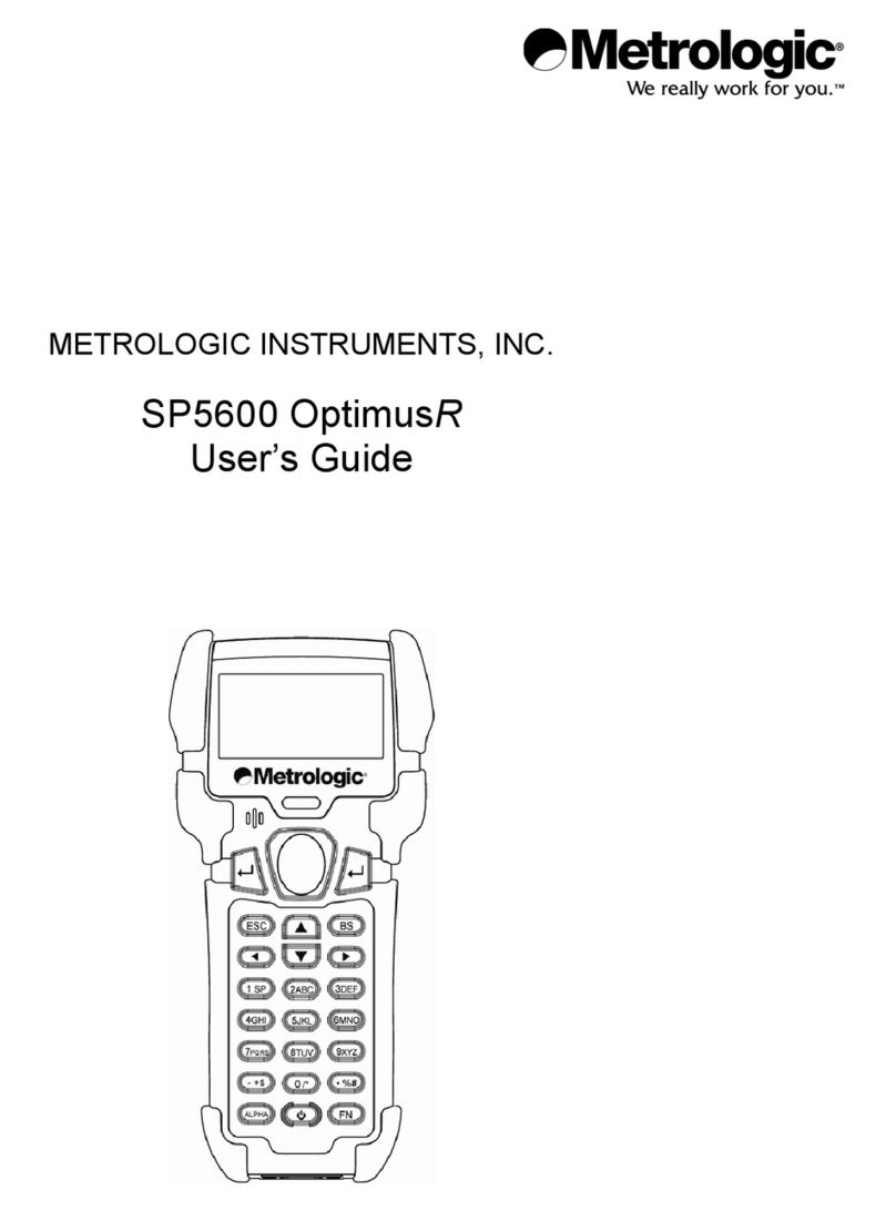 Metrologic SP5602 OptimusR user guide