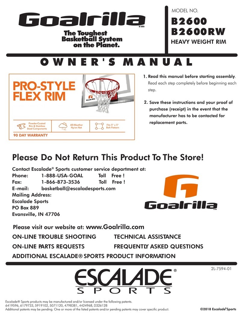 GOALRILLA B2600 User manual