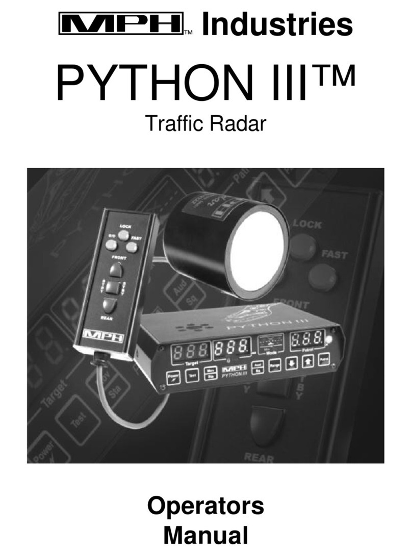 MPH PYTHON III User manual