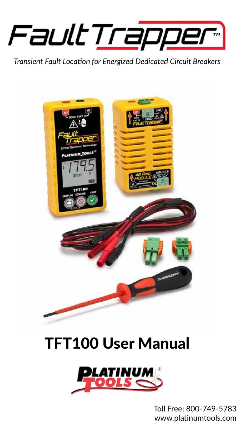 Platinum Tools Fault Trapper TFT100 user manual