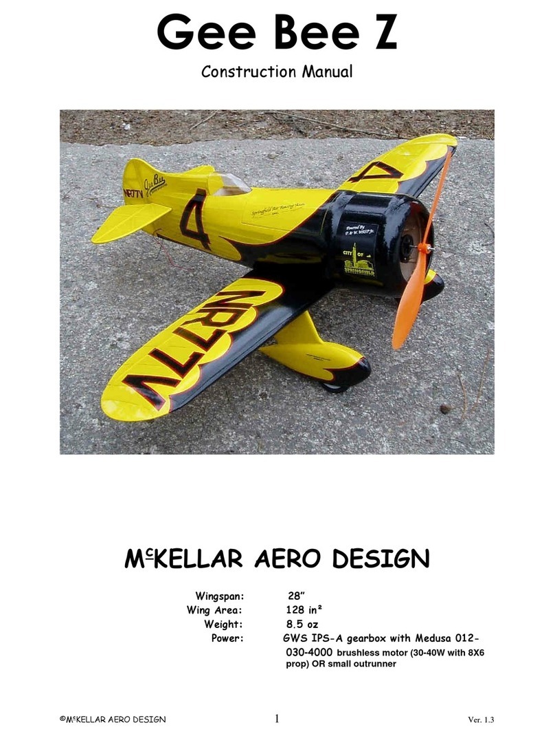 McKELLAR AERO DESIGN Gee Bee Z Construction manual