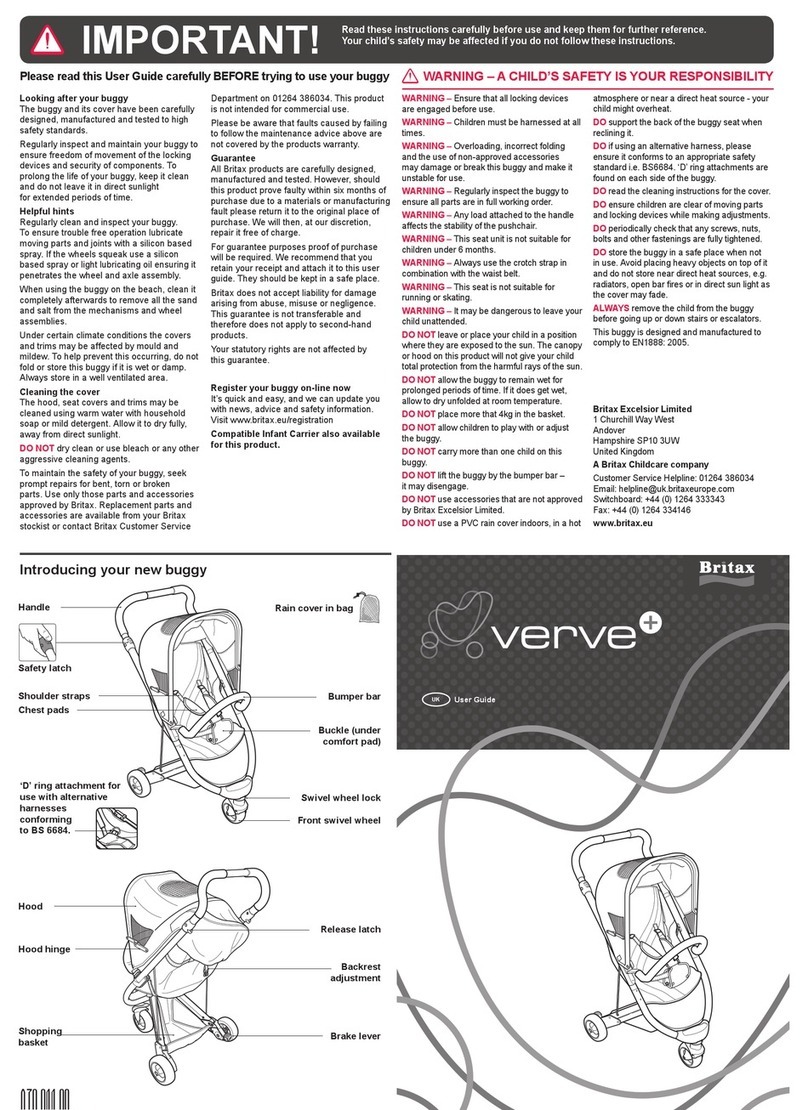 Britax Verve user guide