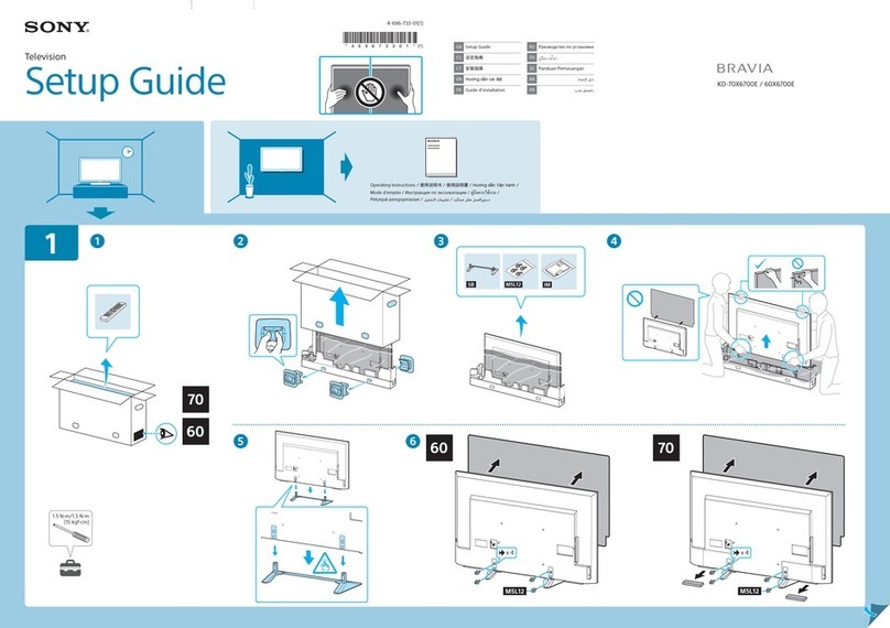 Sony BRAVIA KD-70X6700E User manual