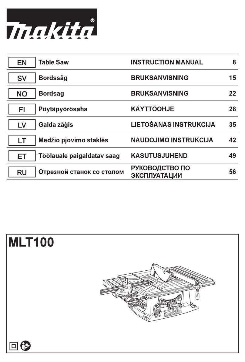 Makita MLT100 User manual