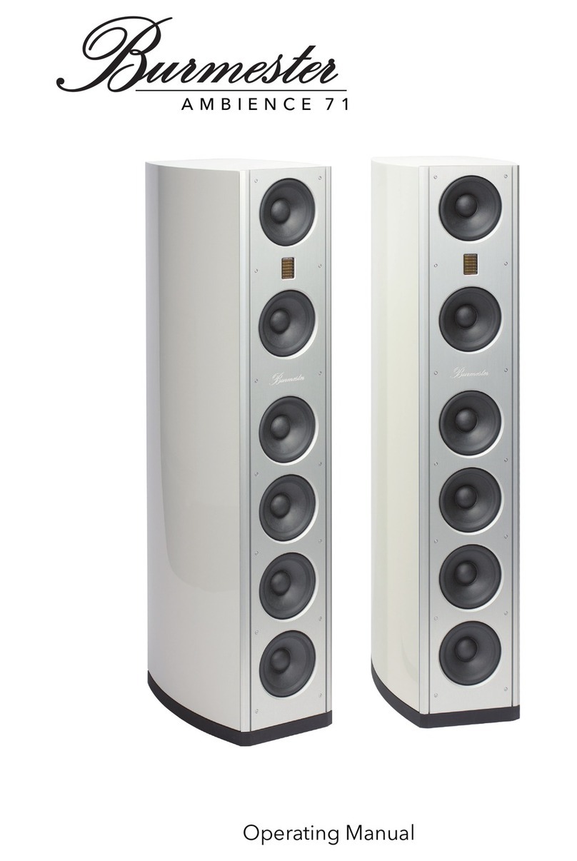 Burmester Ambience 71 operating manual