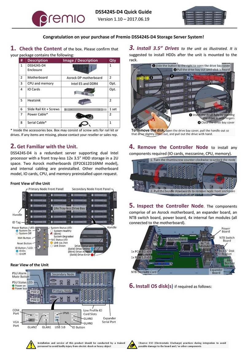 Premio DSS424S-D4 User manual