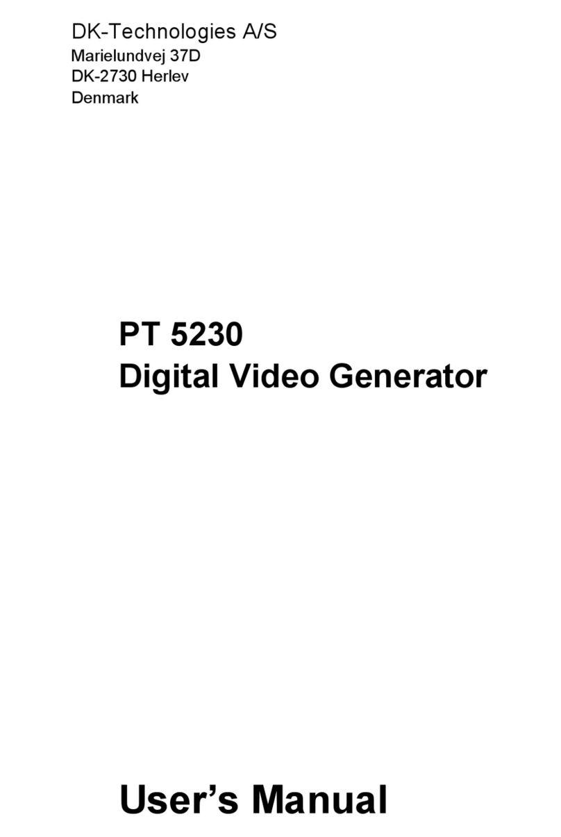 DK-Technologies A/S PT 5230 user manual DK-Technologies A/S PT 5230 user manual