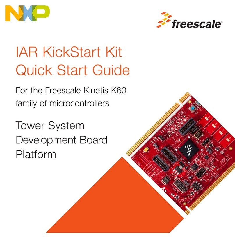 NXP Semiconductors TWR-K60N512-IAR User manual NXP Semiconductors TWR-K60N512-IAR User manual