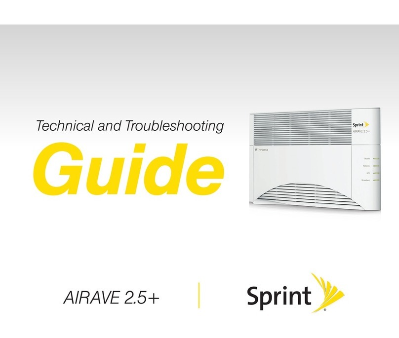 Sprint AIRAVE 2.5+ troubleshooting guide