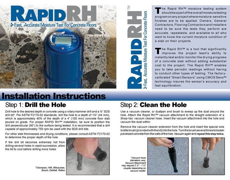 Wagner Electronics Rapid RH installation instructions