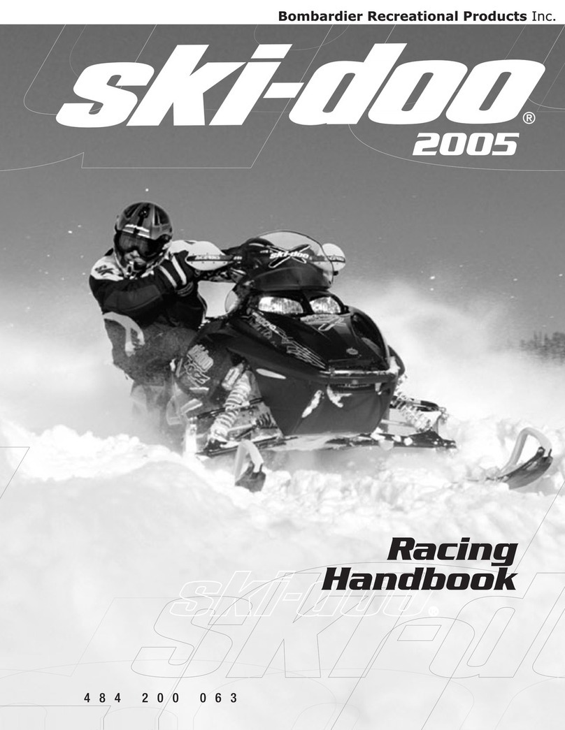 BRP ski-doo MX Z X 440 RACING User manual