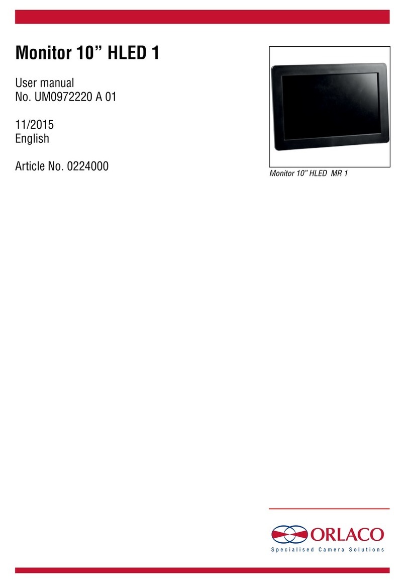 Orlaco 0224000 User manual Orlaco 0224000 User manual