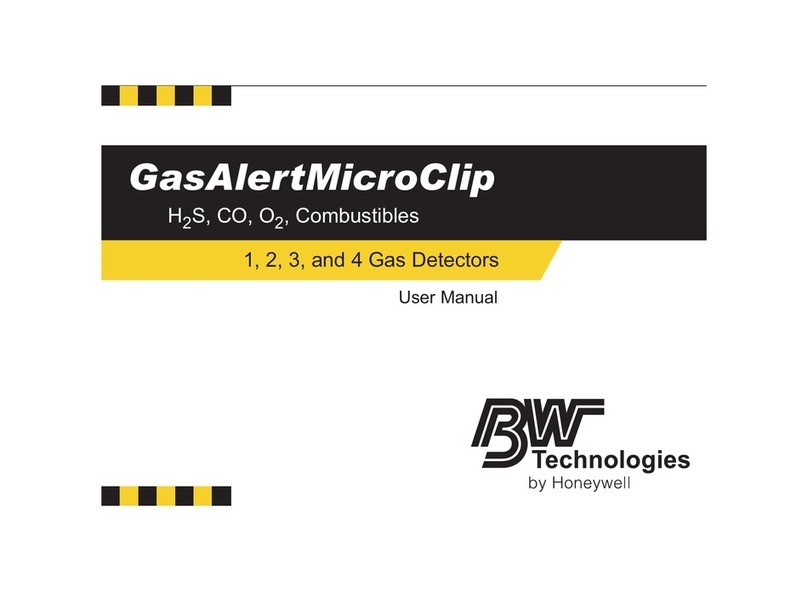 BW Technologies GasAlertMicroClip Series user manual BW Technologies GasAlertMicroClip Series user manual