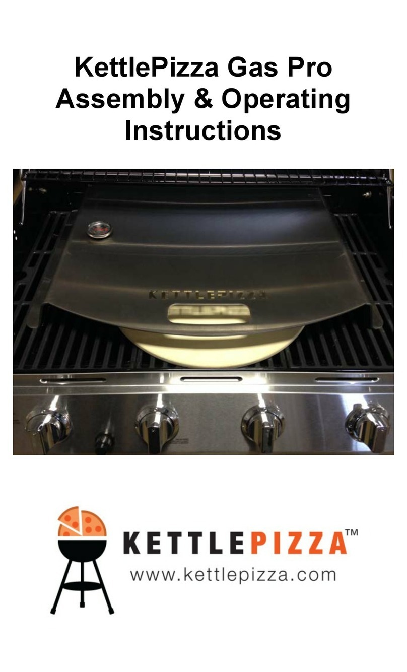 KettlePizza KPDU-GP Assembly & operating instructions