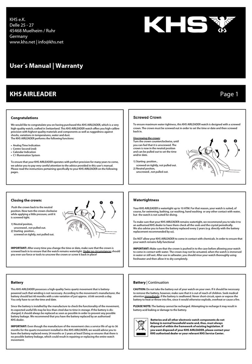 KHS AIRLEADER user manual