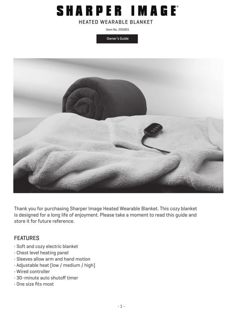 Sharper Image 205001 owner's guide