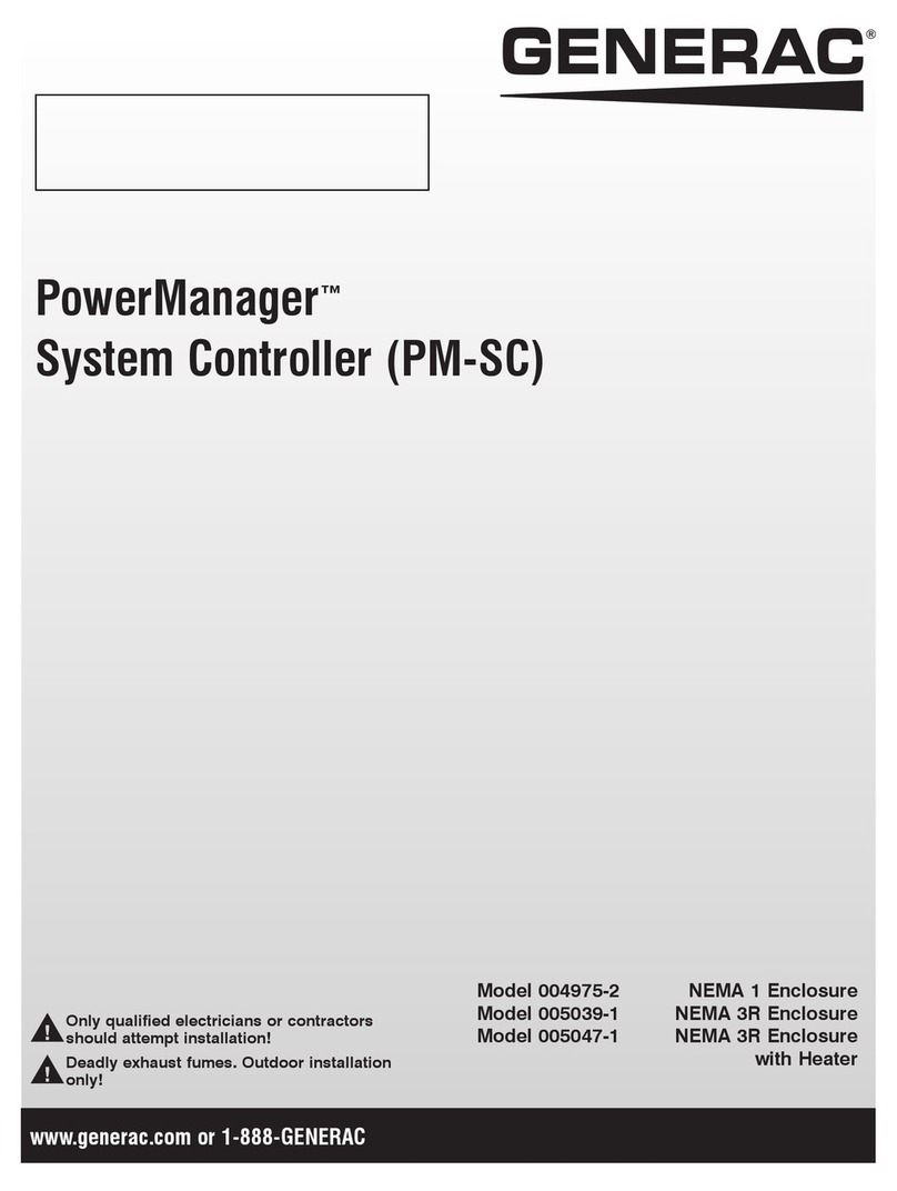 Generac Power Systems PowerManager 004975-2 User manual