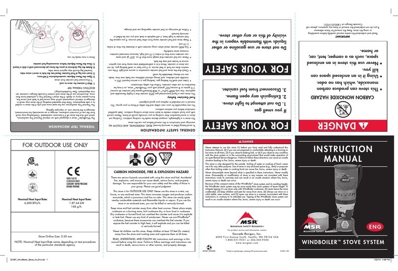 MSR WINDBOILER instruction manual